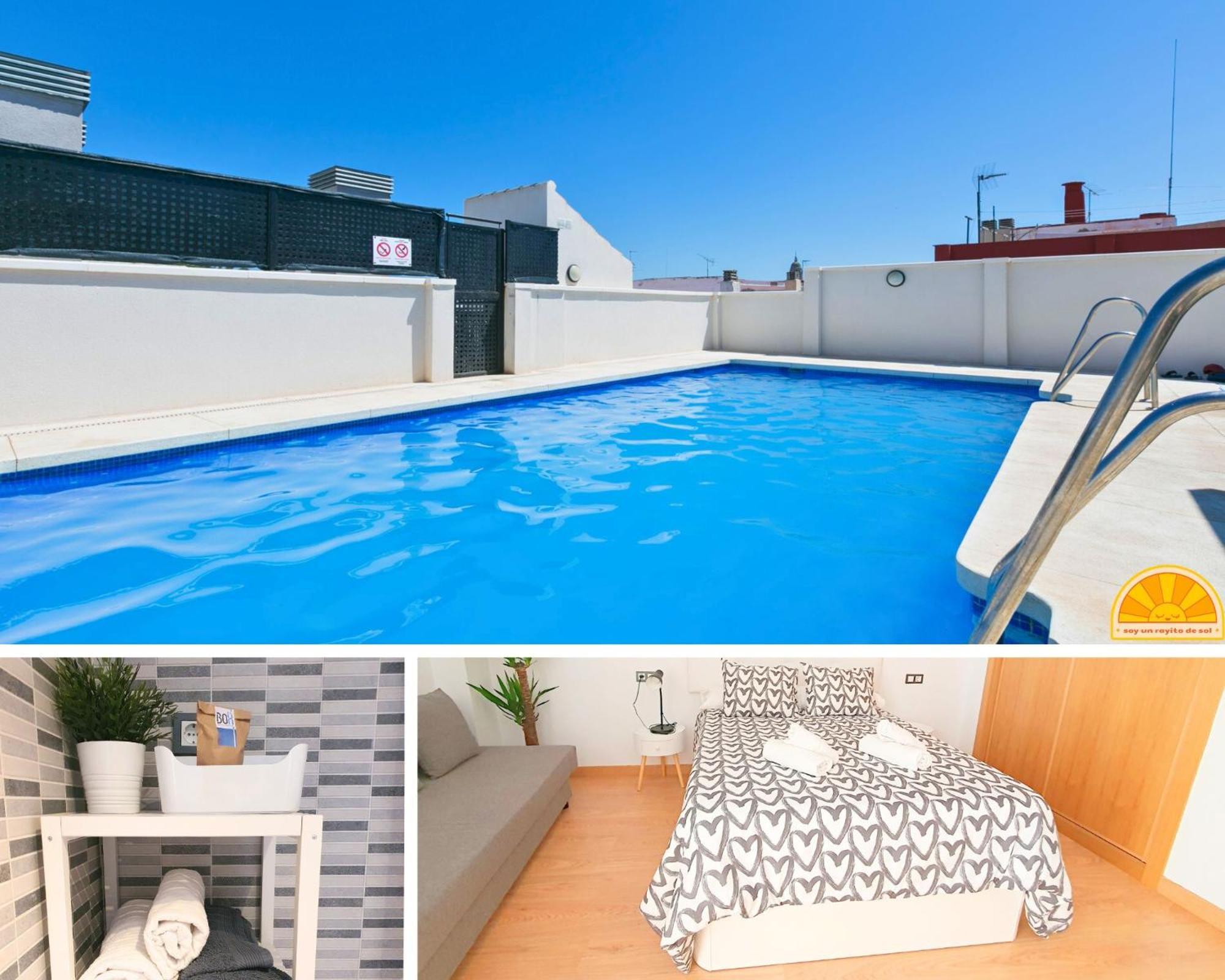 Precioso Estudio Con Piscina Málaga Dış mekan fotoğraf